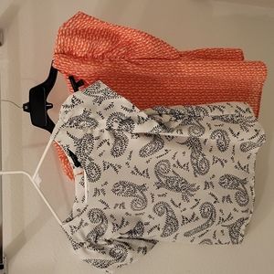 Banana Republic Set Short Sleeve Doleman Top Sz Small.